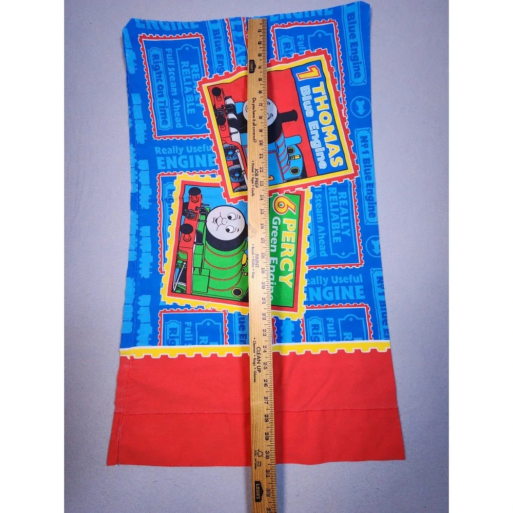 Vintage Thomas and Friends Pillowcase Thomas Percy James Gordon Blue Red Train